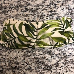Leafy swim suit bandeau